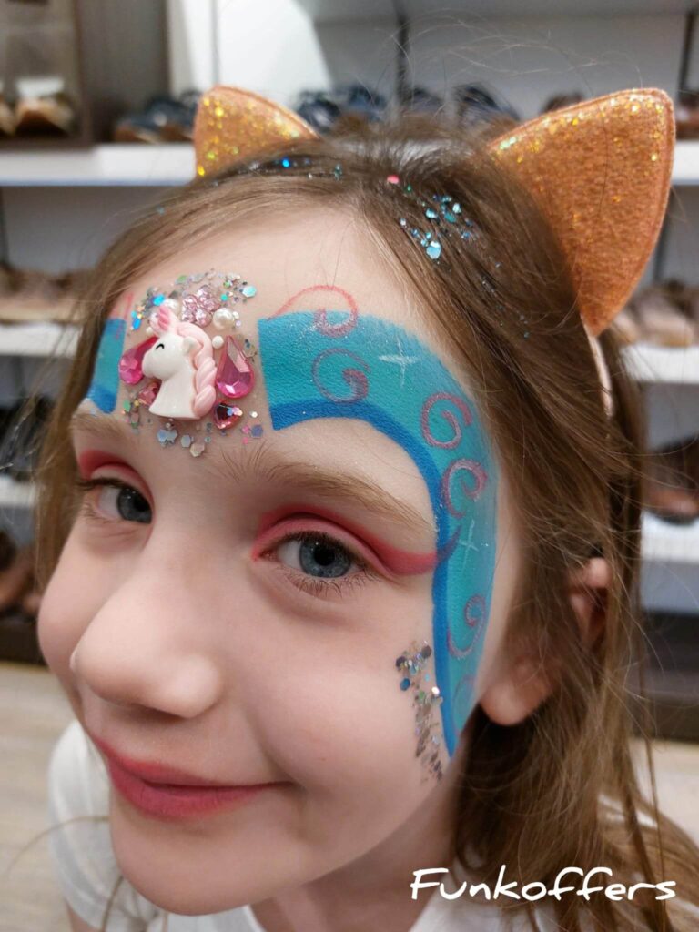 Kindergrime superheld masker design
