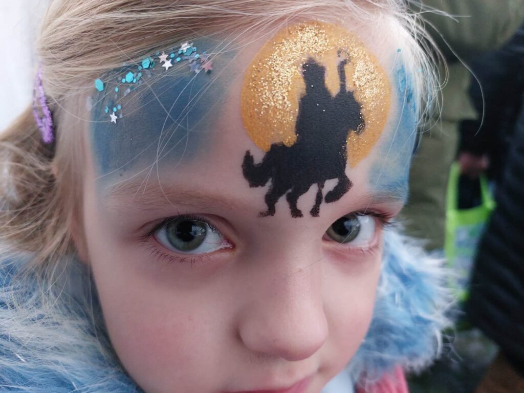 Sinterklaas kindergrime paard van Amerigo